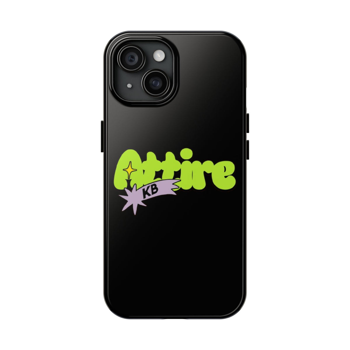 KB Attire Cartoon Phone Case (Black)