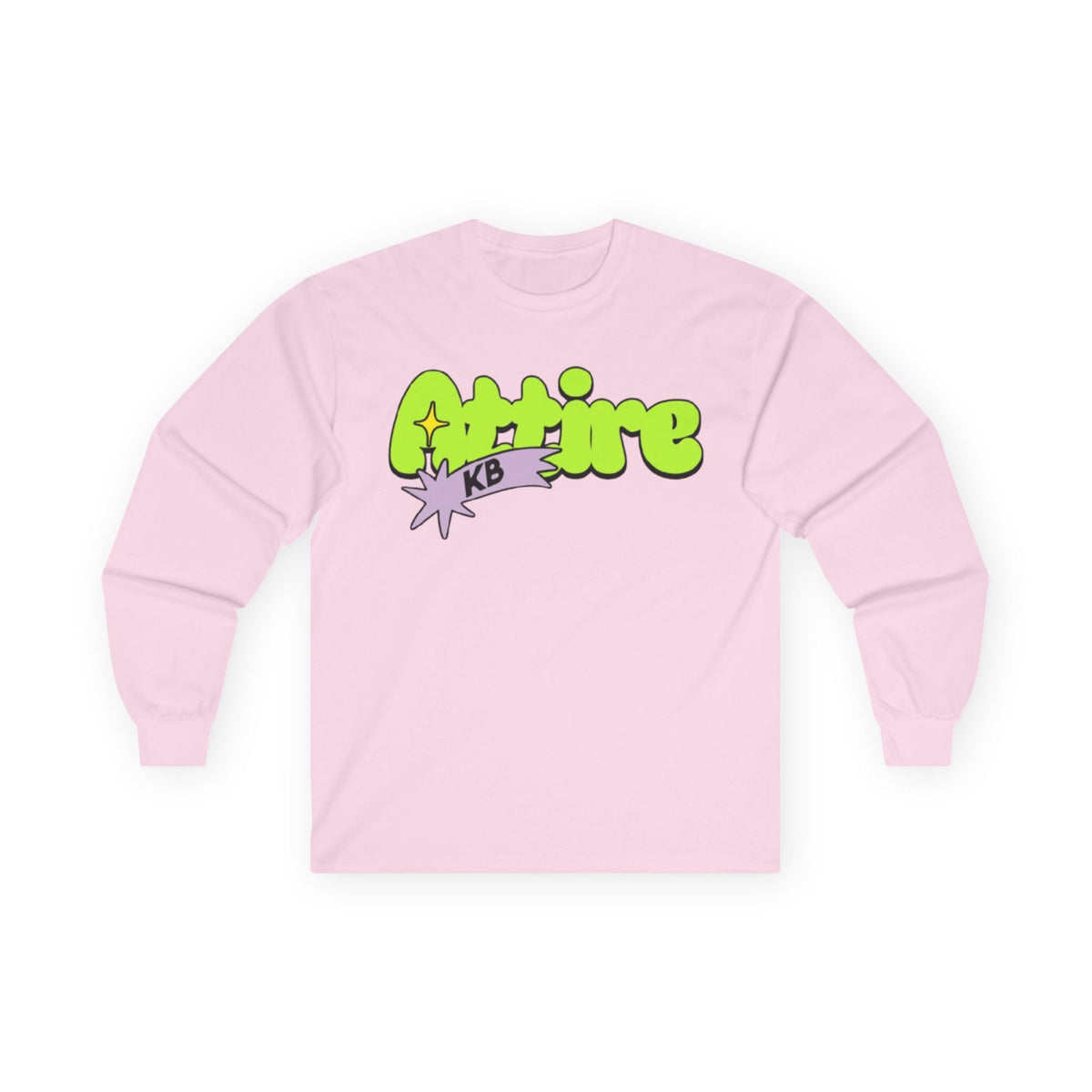 KB Attire Cartoon Graphic Long Sleeve Tee