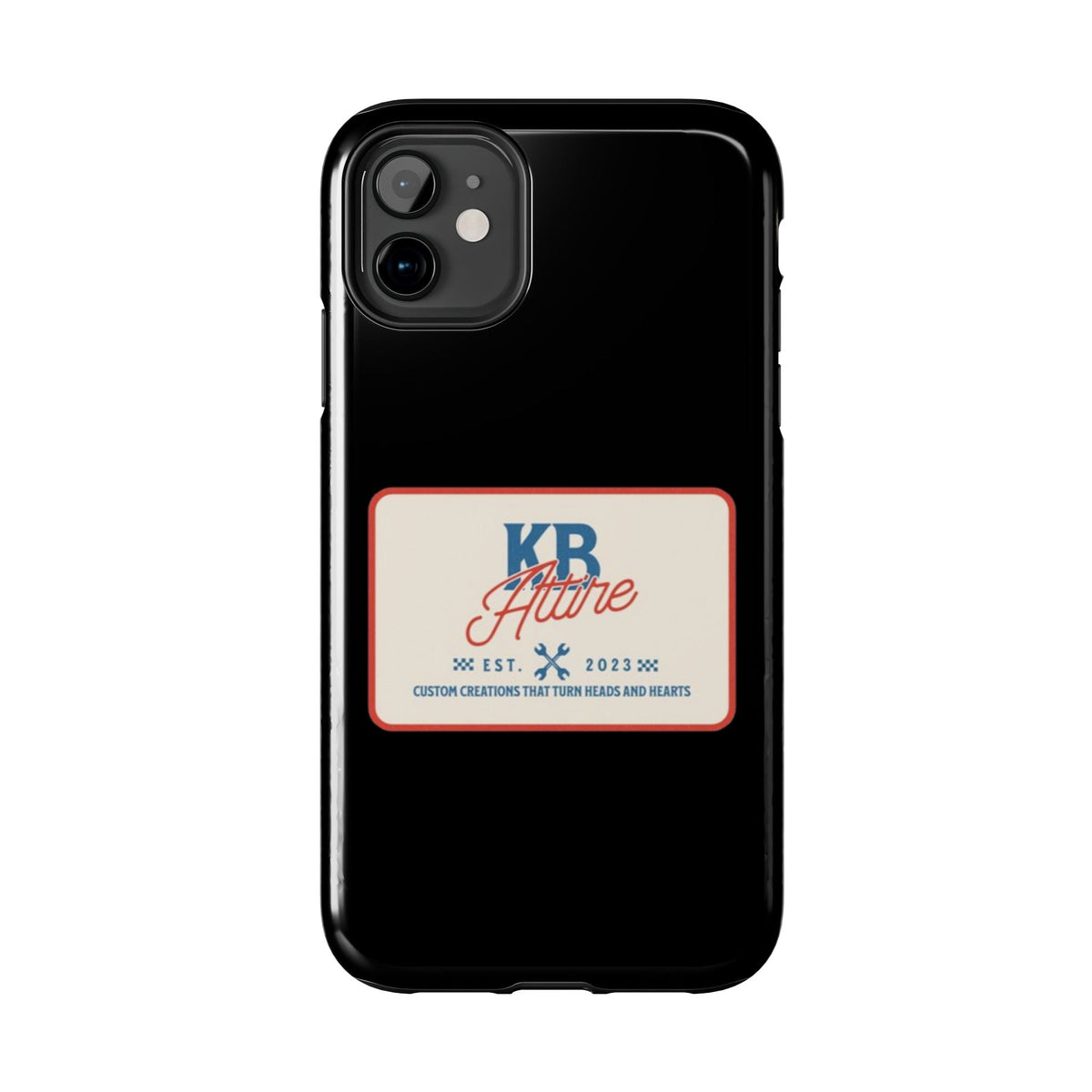 KB Attire 'The Patch' Phone Case (Black)