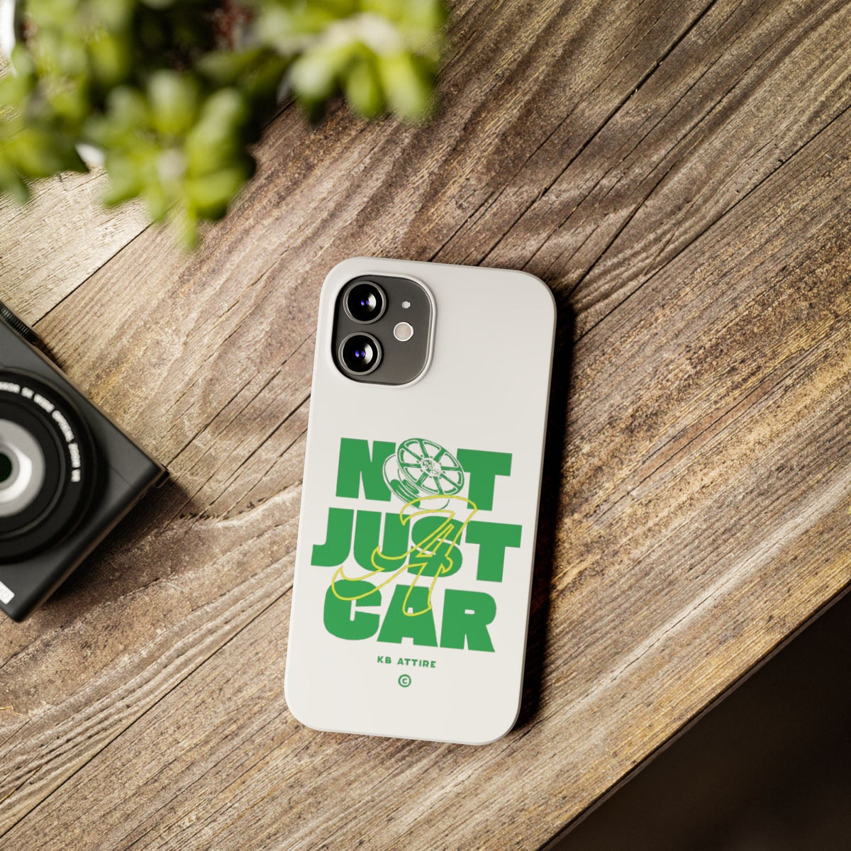 Not Just A Car Slim IPhone Cases (White)