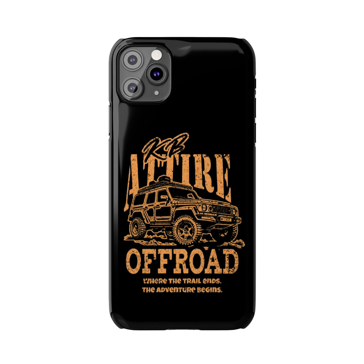KB Attire Offroad Adventure IPhone Case (Black)