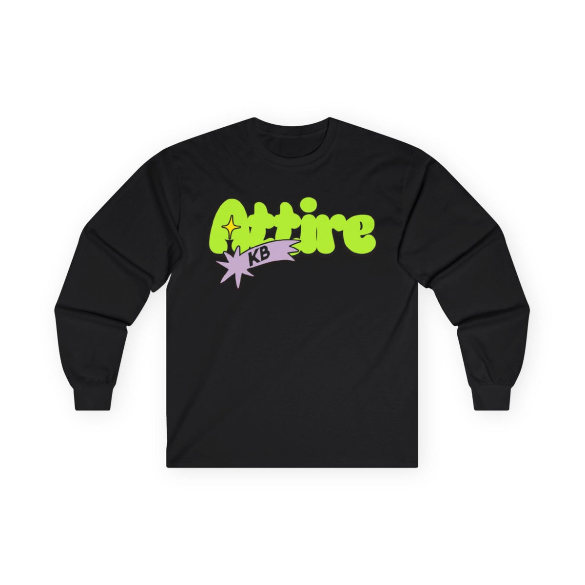 KB Attire Cartoon Graphic Long Sleeve Tee
