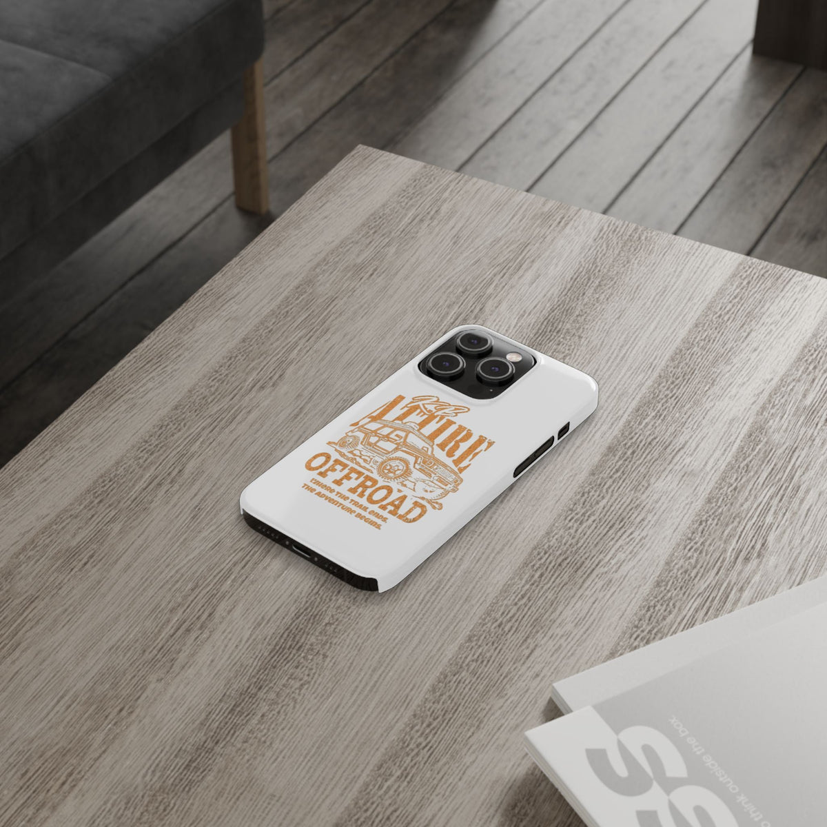KB Attire Offroad Adventure IPhone Case (White)