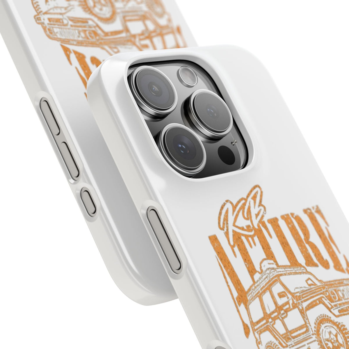 KB Attire Offroad Adventure IPhone Case (White)