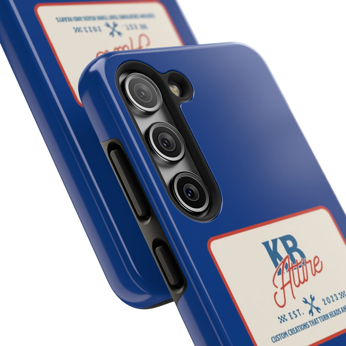 KB Attire 'The Patch' Phone Case (Blue)