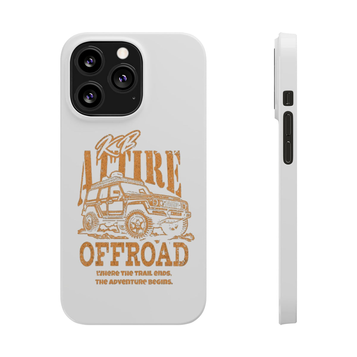 KB Attire Offroad Adventure IPhone Case (White)