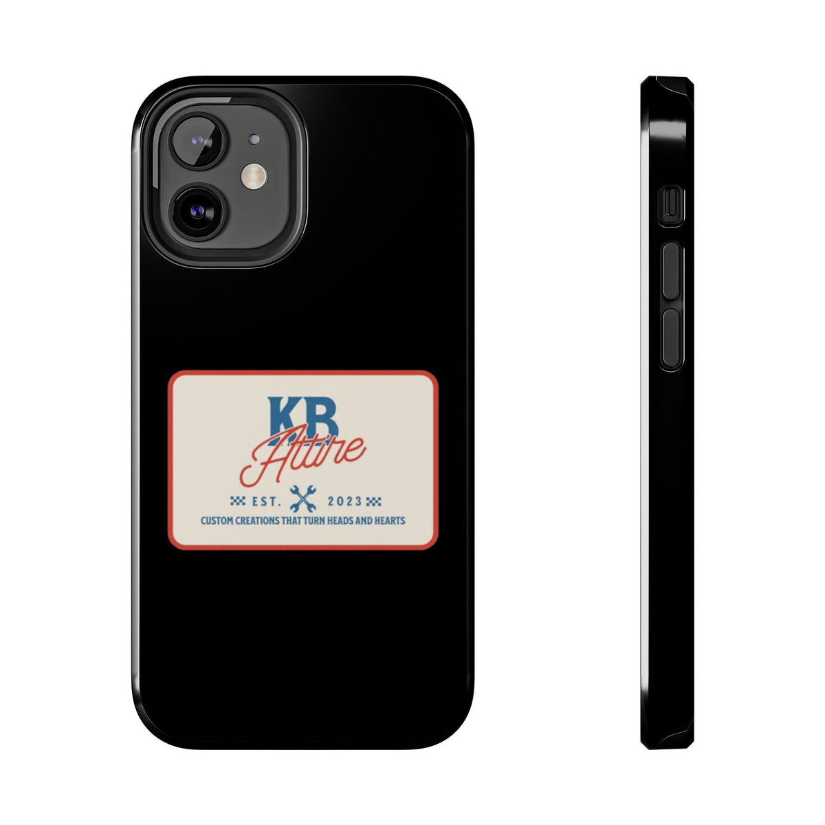 KB Attire 'The Patch' Phone Case (Black)