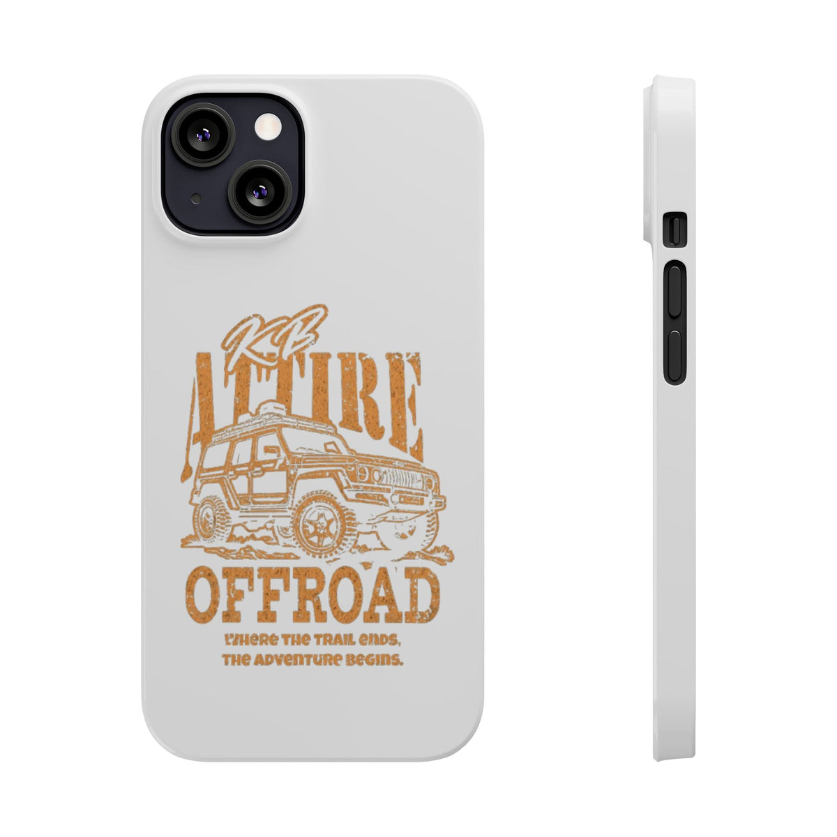 KB Attire Offroad Adventure IPhone Case (White)