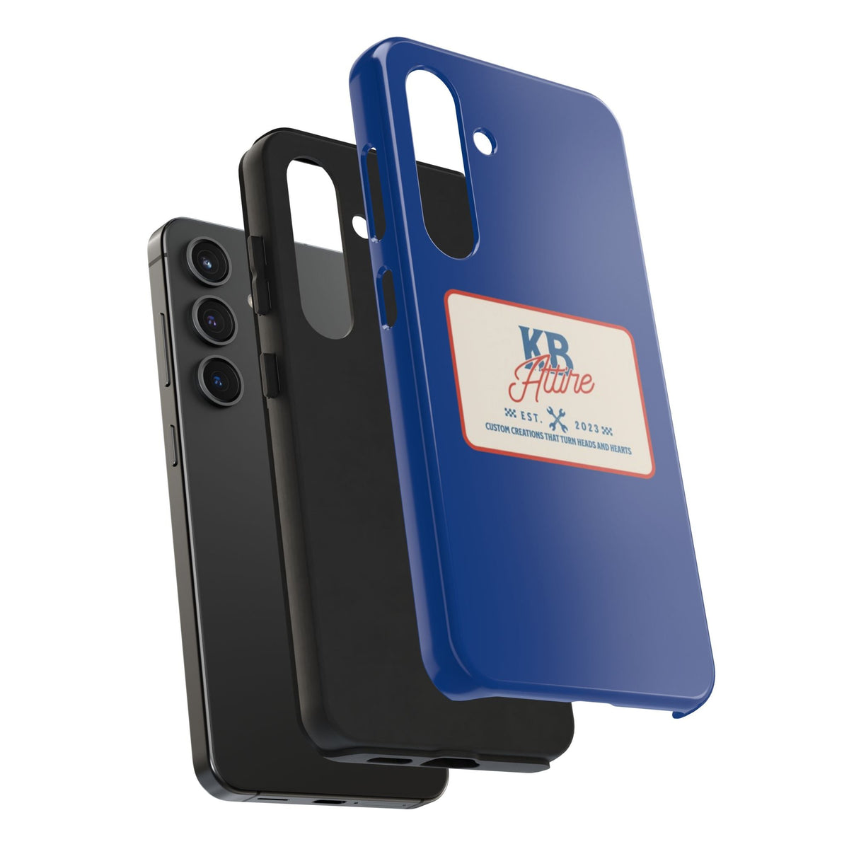 KB Attire 'The Patch' Phone Case (Blue)