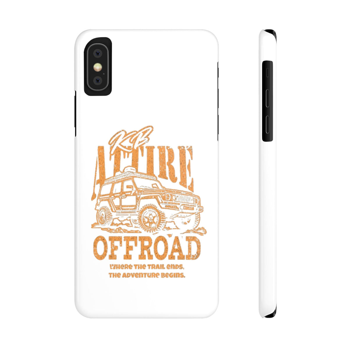 KB Attire Offroad Adventure IPhone Case (White)