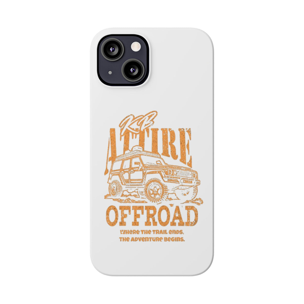 KB Attire Offroad Adventure IPhone Case (White)