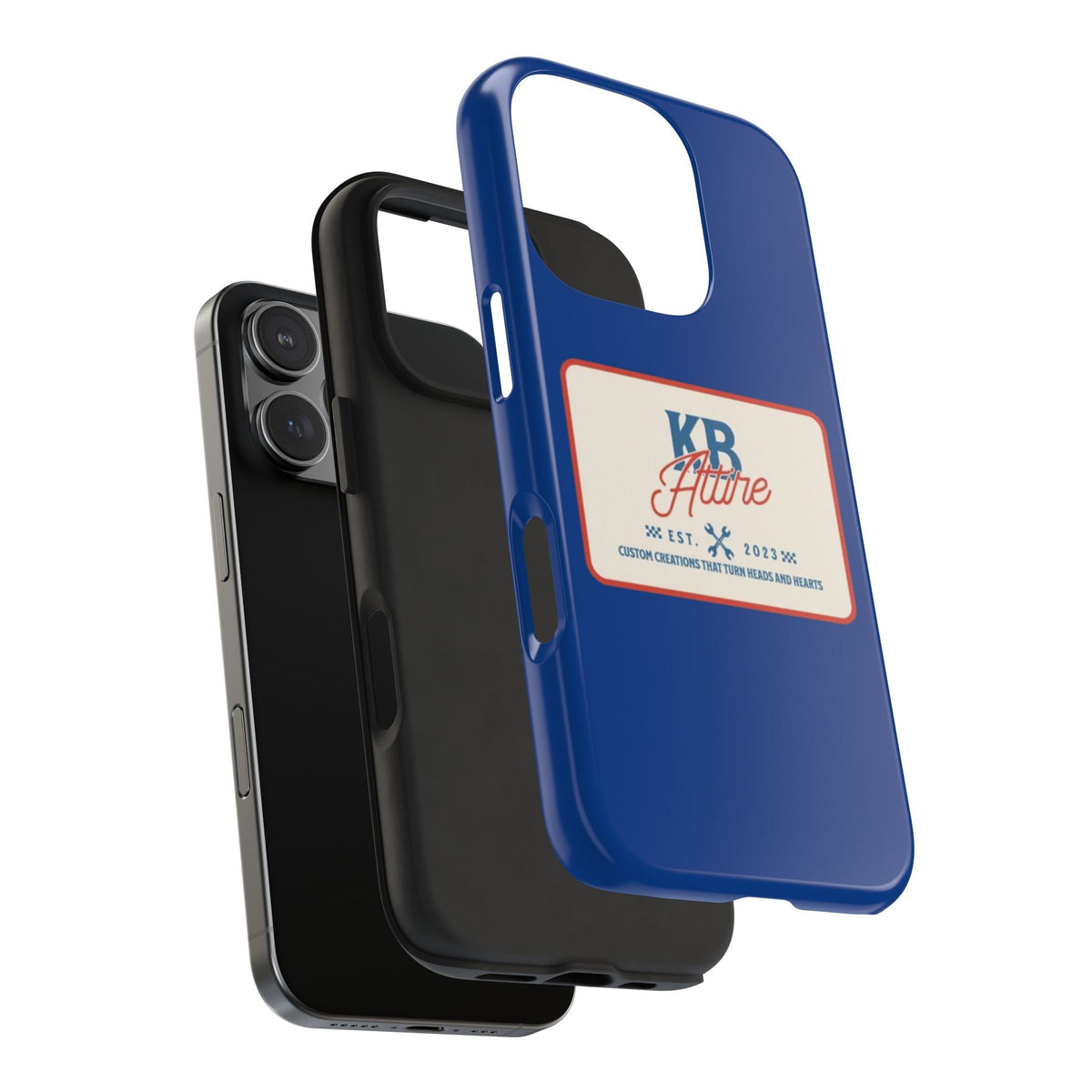 KB Attire 'The Patch' Phone Case (Blue)