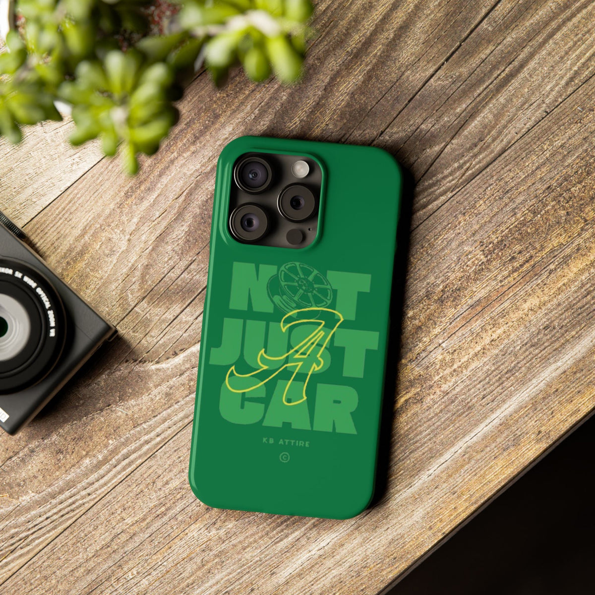 Not Just A Car Slim IPhone Cases (Green)
