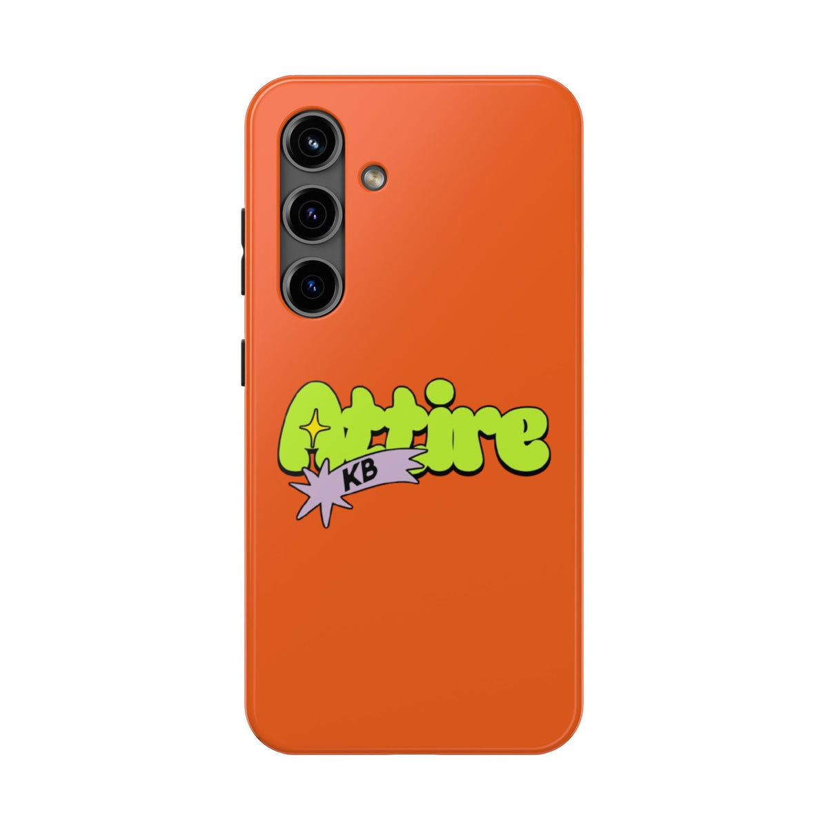 KB Attire Cartoon Phone Case (Orange)