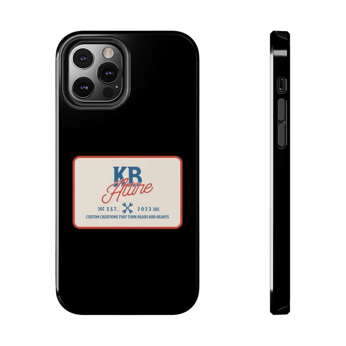 KB Attire 'The Patch' Phone Case (Black)