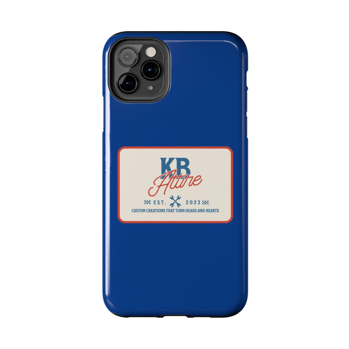 KB Attire 'The Patch' Phone Case (Blue)