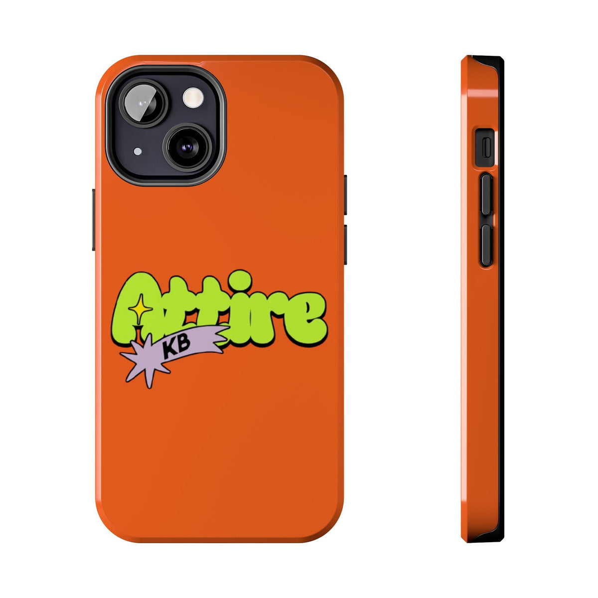 KB Attire Cartoon Phone Case (Orange)