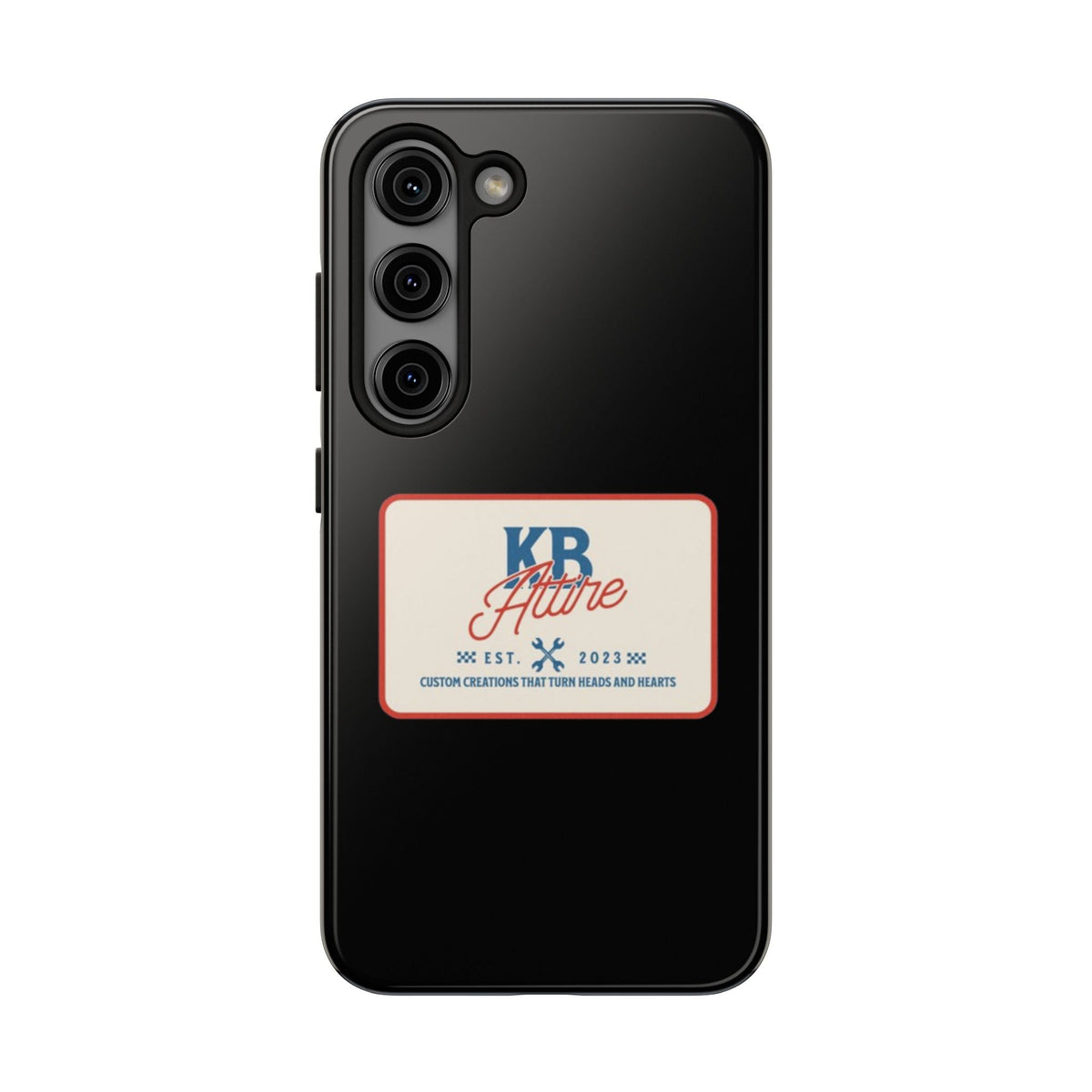 KB Attire 'The Patch' Phone Case (Black)