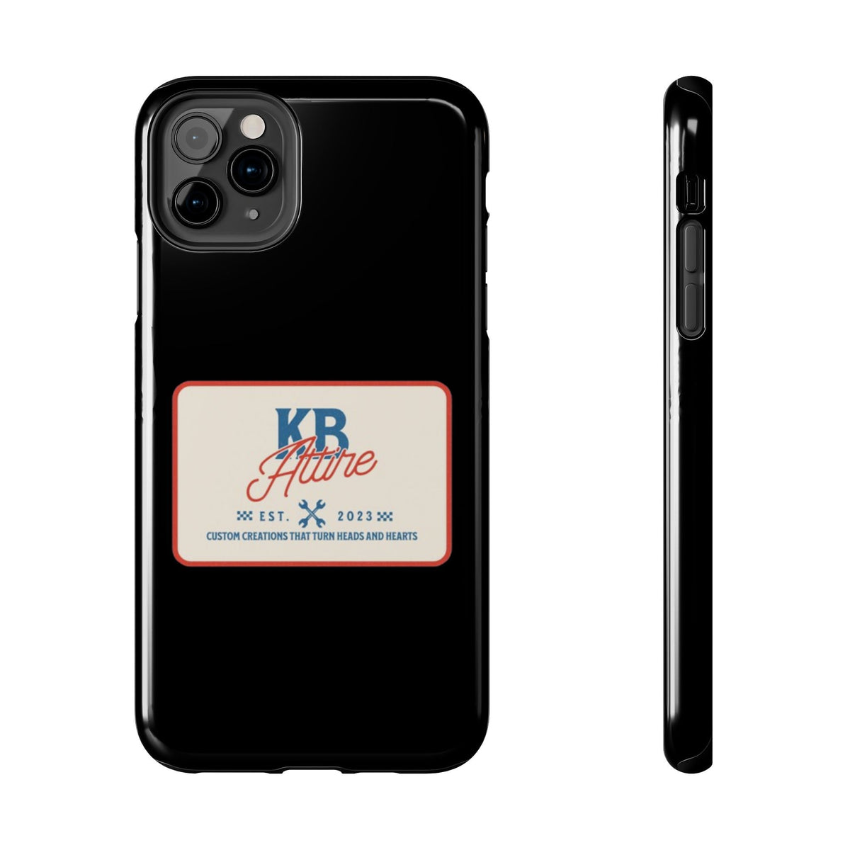 KB Attire 'The Patch' Phone Case (Black)