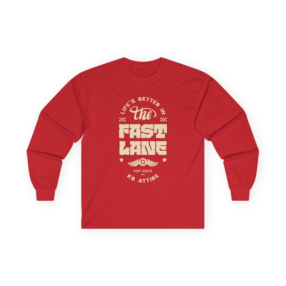 Unisex Long Sleeve 'Fast Lane' Tee