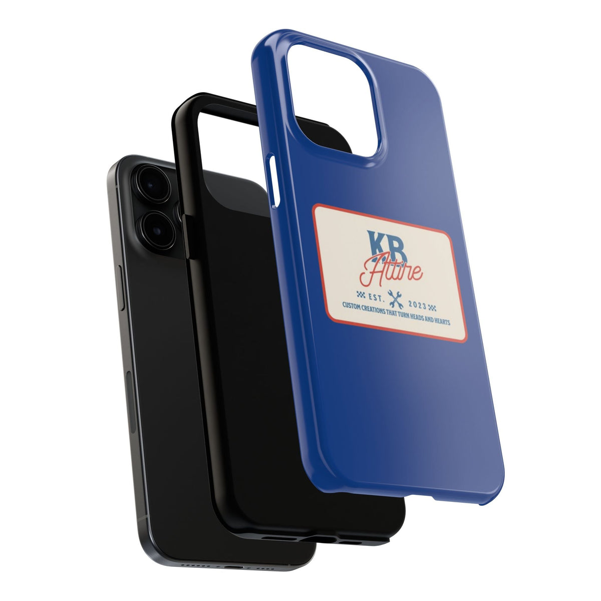 KB Attire 'The Patch' Phone Case (Blue)