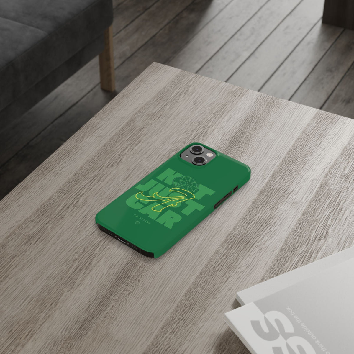 Not Just A Car Slim IPhone Cases (Green)
