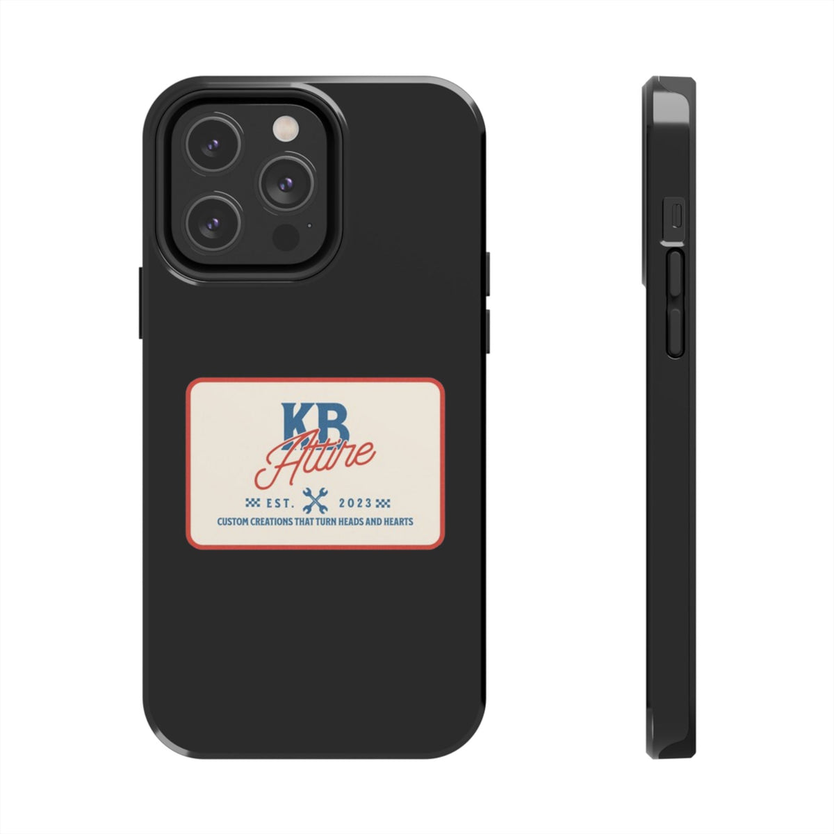 KB Attire 'The Patch' Phone Case (Black)