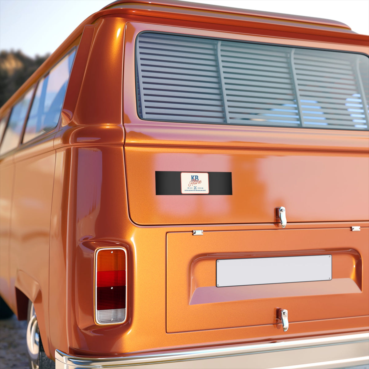 KB Attire "The Patch" Bumper Sticker