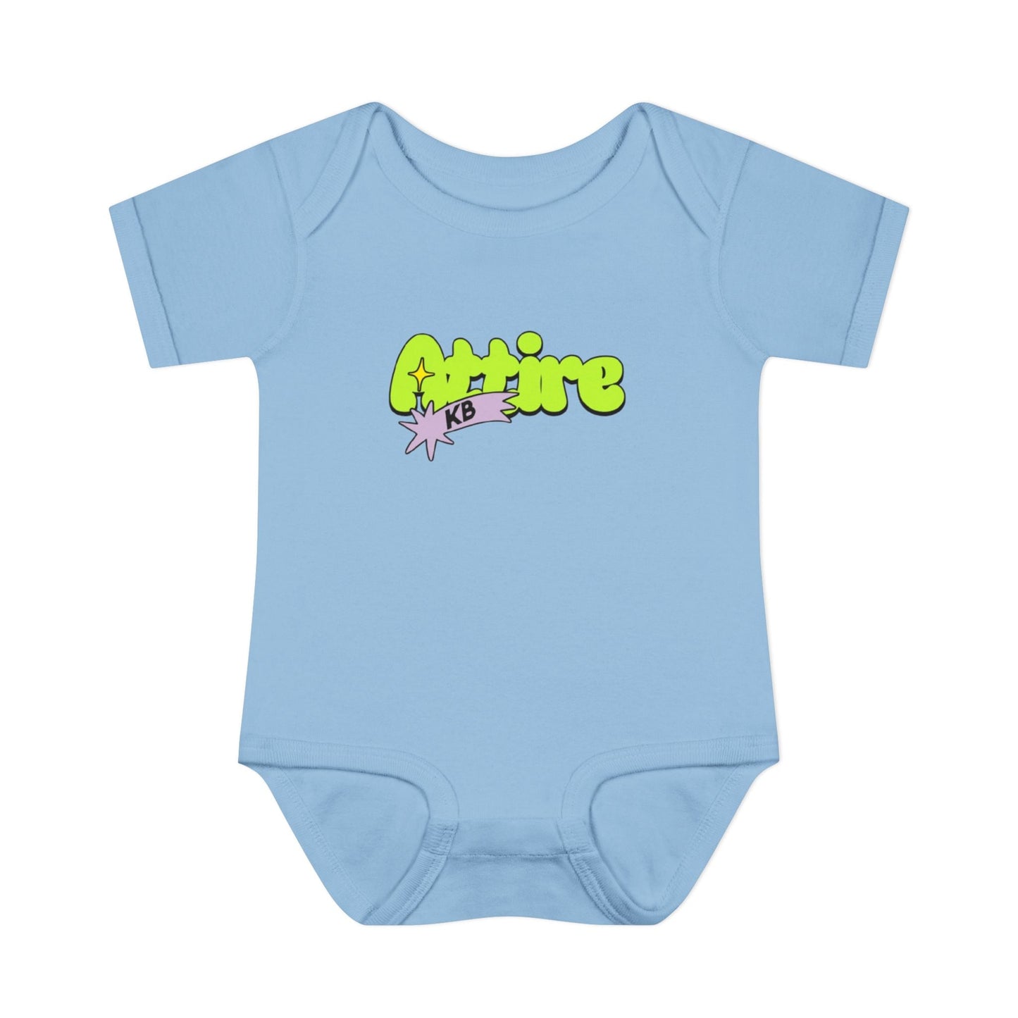 KB Attire Infant Bodysuit with "Cartoon" Logo