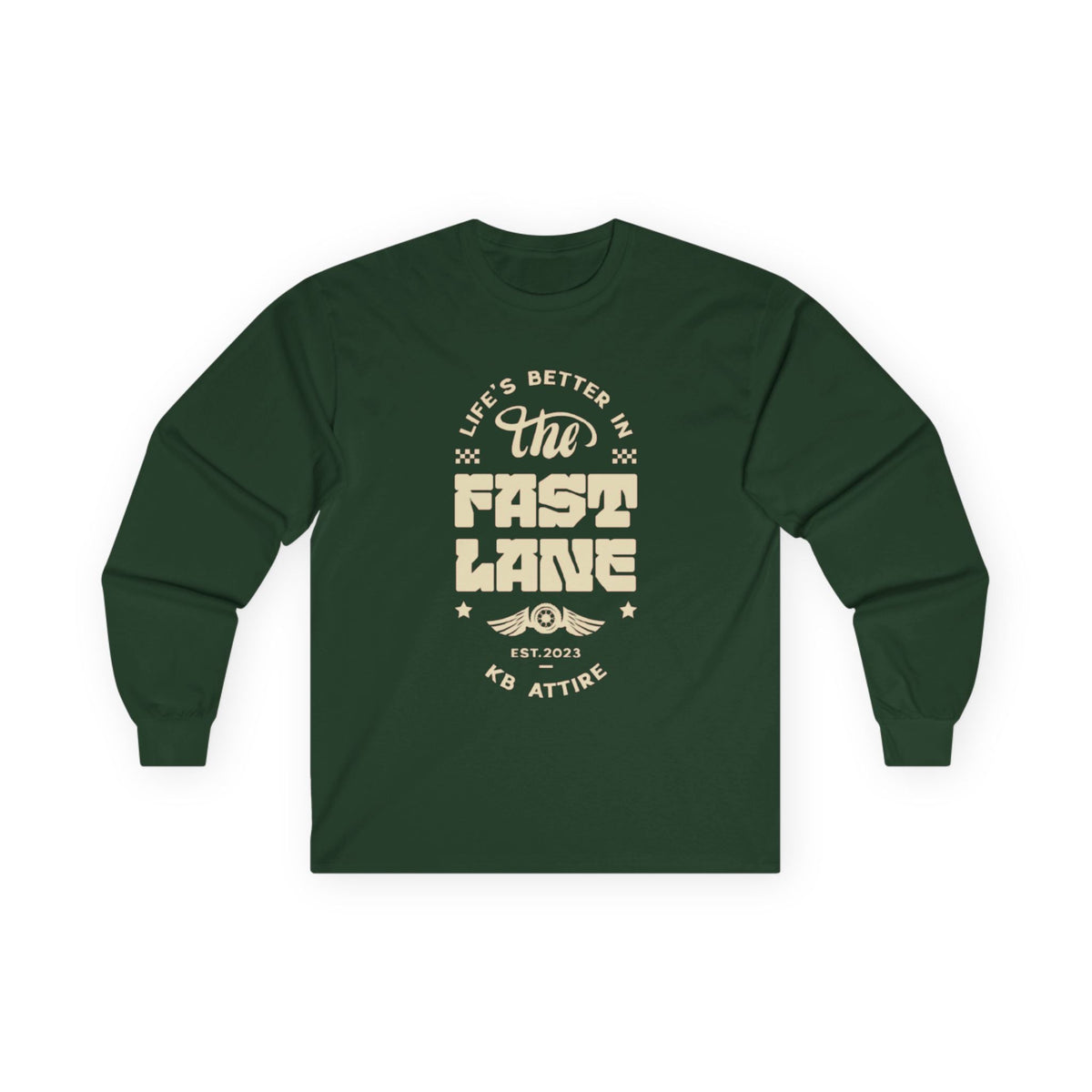 Unisex Long Sleeve 'Fast Lane' Tee