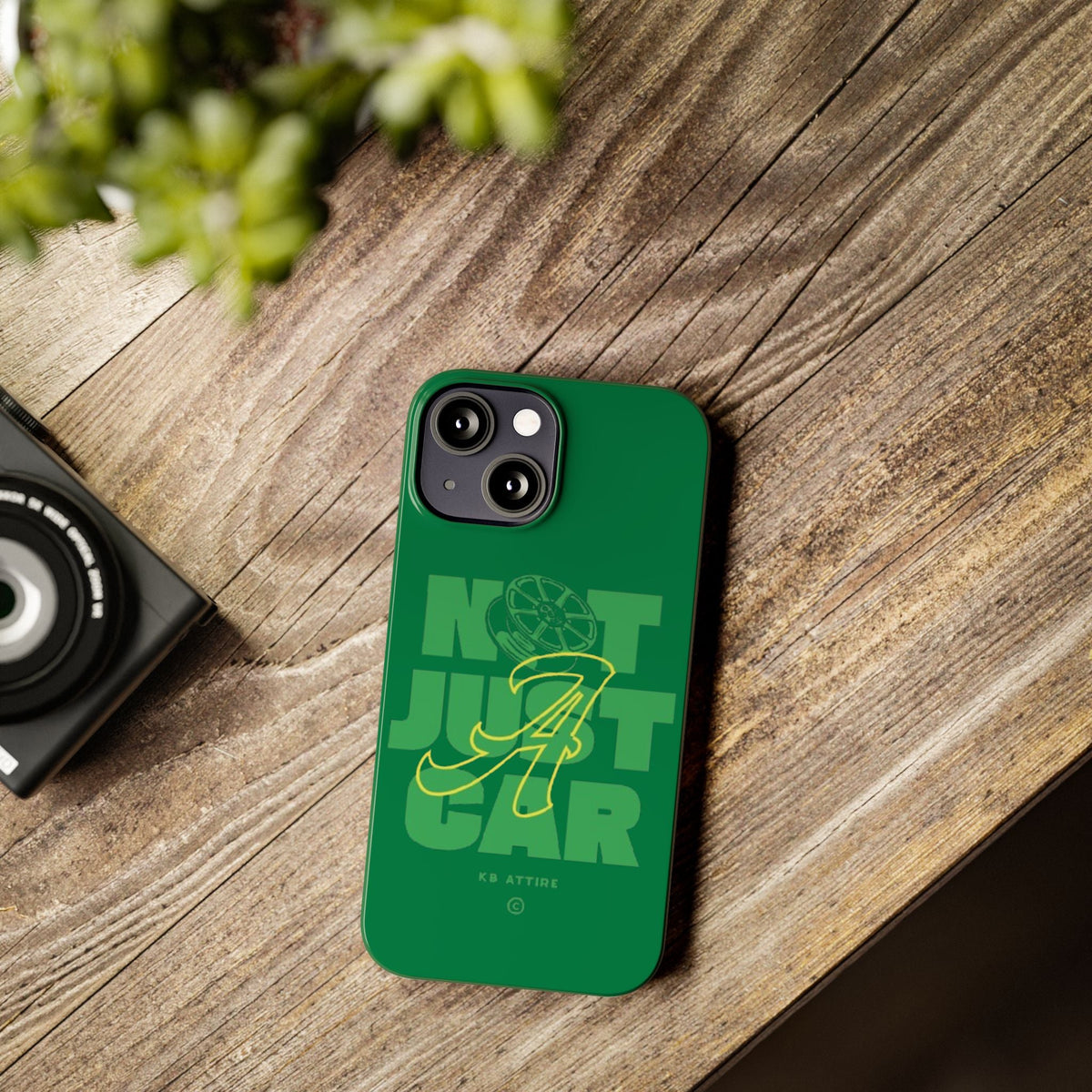 Not Just A Car Slim IPhone Cases (Green)
