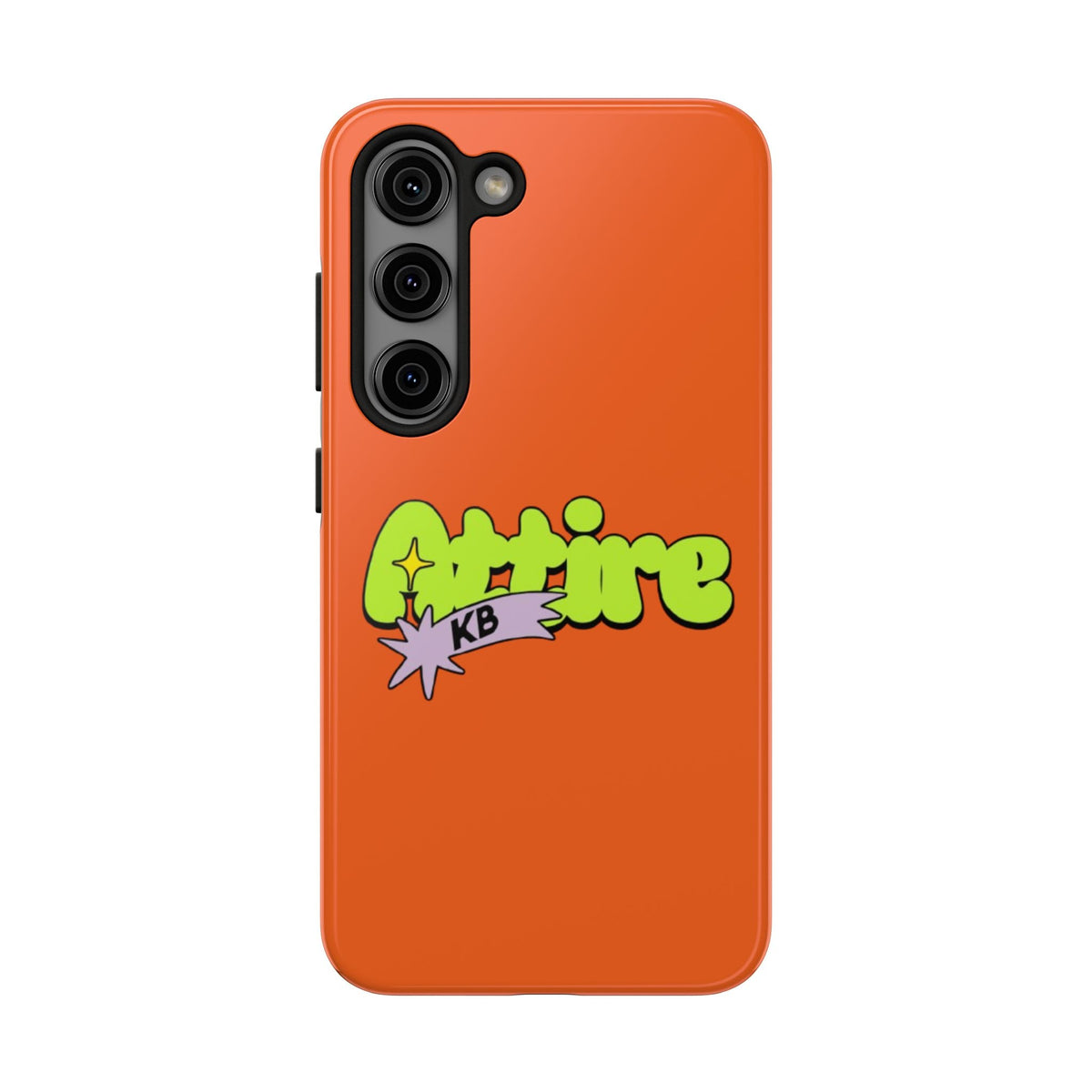 KB Attire Cartoon Phone Case (Orange)