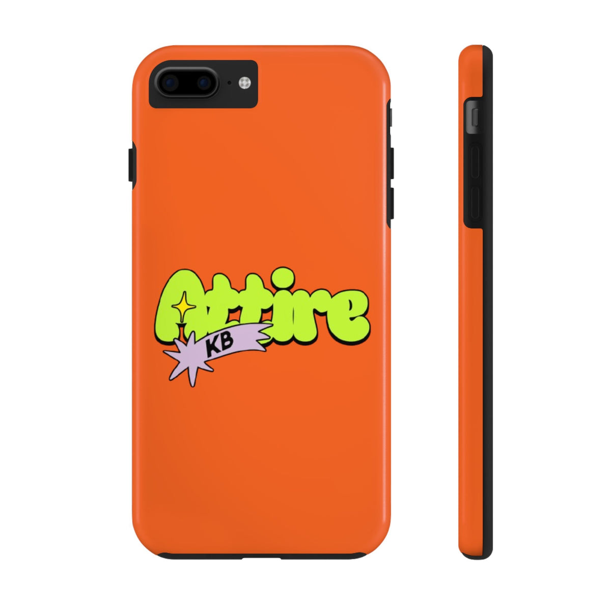KB Attire Cartoon Phone Case (Orange)