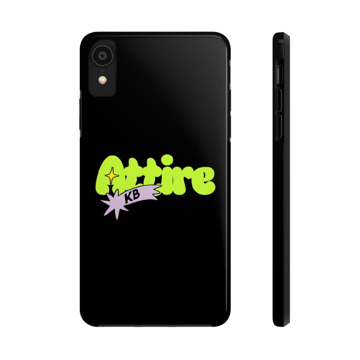 KB Attire Cartoon Phone Case (Black)