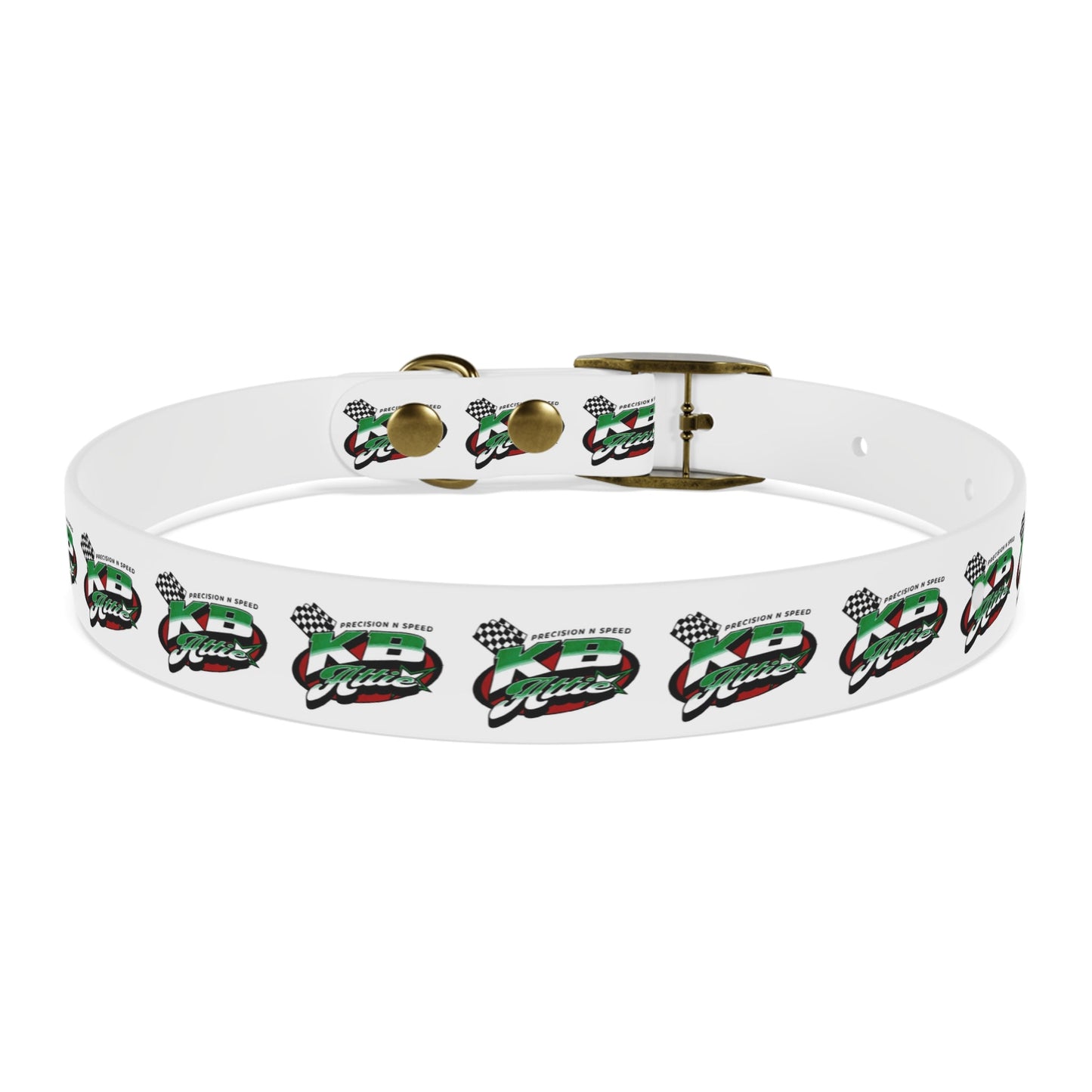 KB Attire Race-Themed Dog Collar