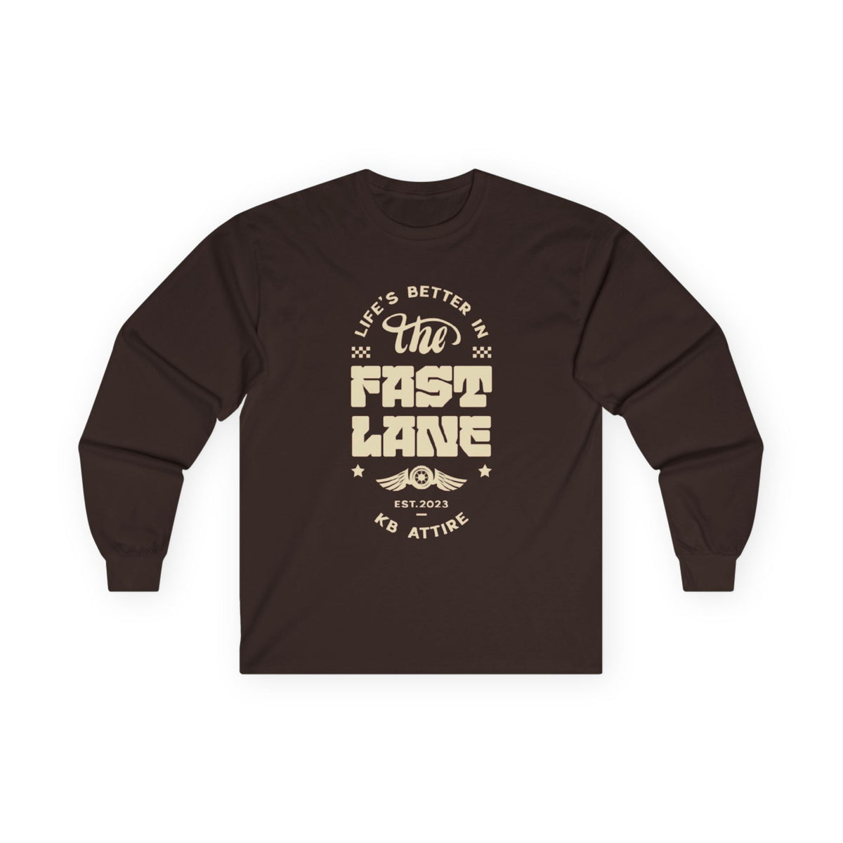 Unisex Long Sleeve 'Fast Lane' Tee