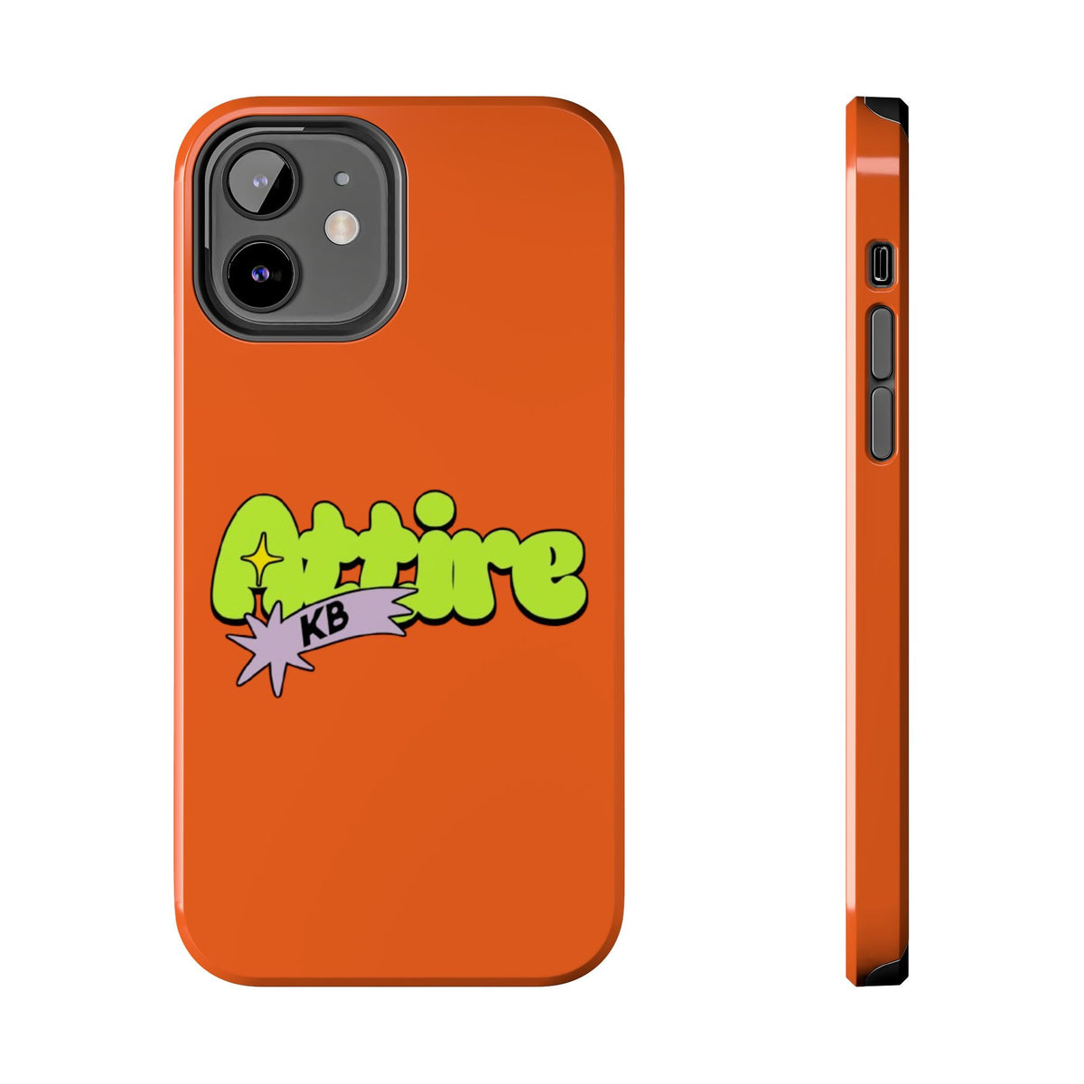KB Attire Cartoon Phone Case (Orange)