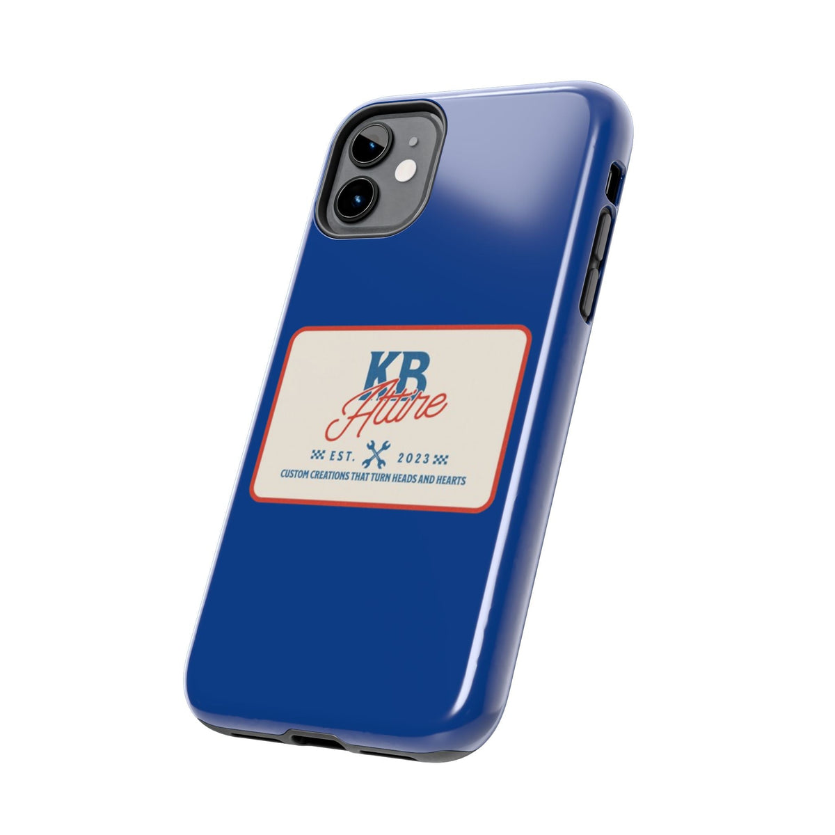 KB Attire 'The Patch' Phone Case (Blue)