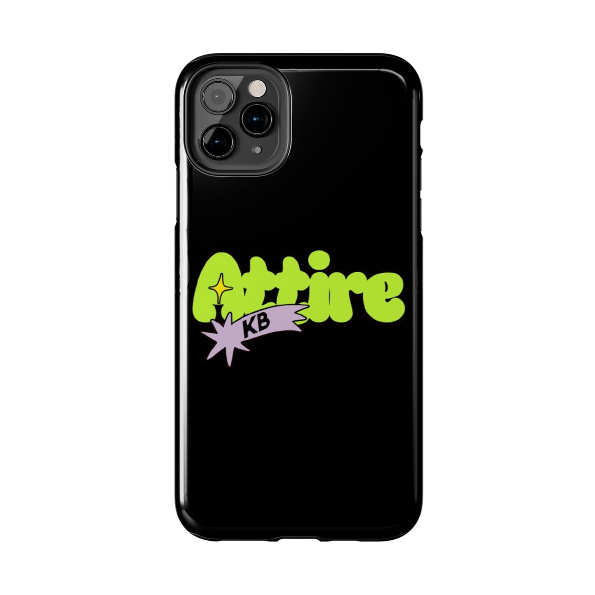 KB Attire Cartoon Phone Case (Black)