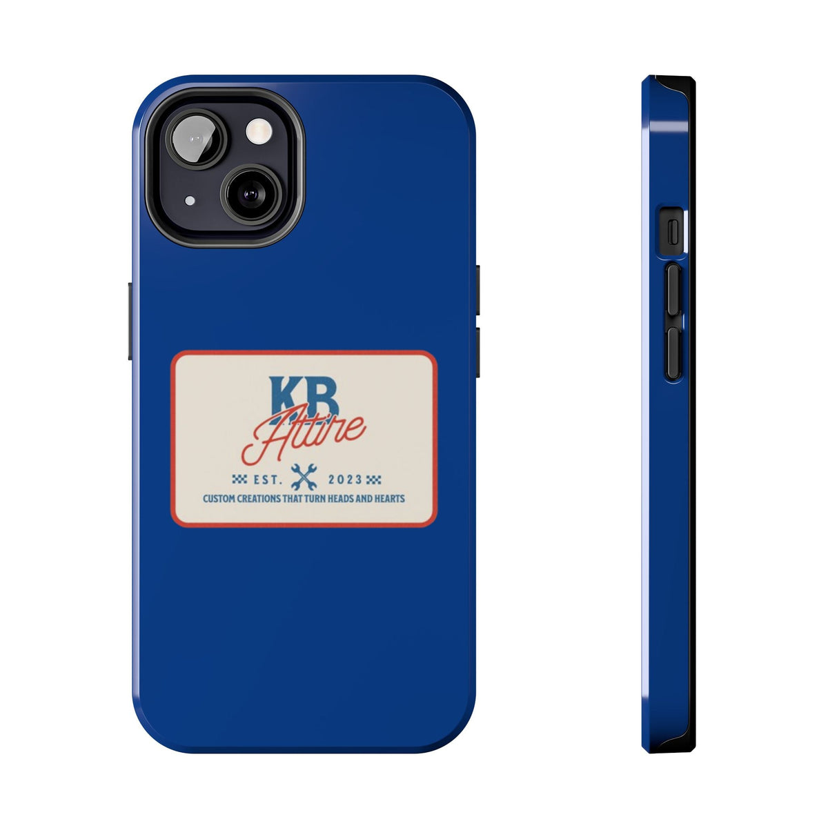 KB Attire 'The Patch' Phone Case (Blue)