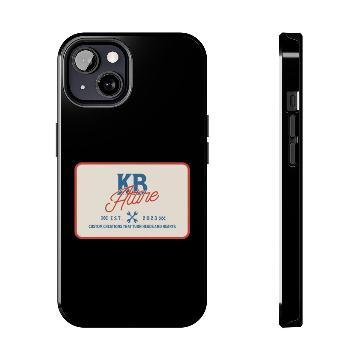 KB Attire 'The Patch' Phone Case (Black)
