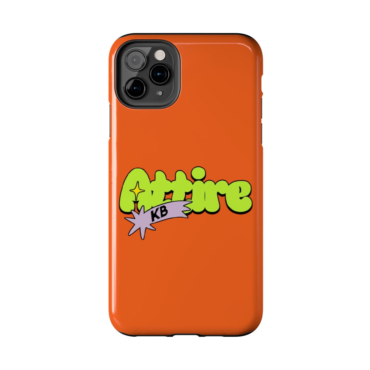 KB Attire Cartoon Phone Case (Orange)