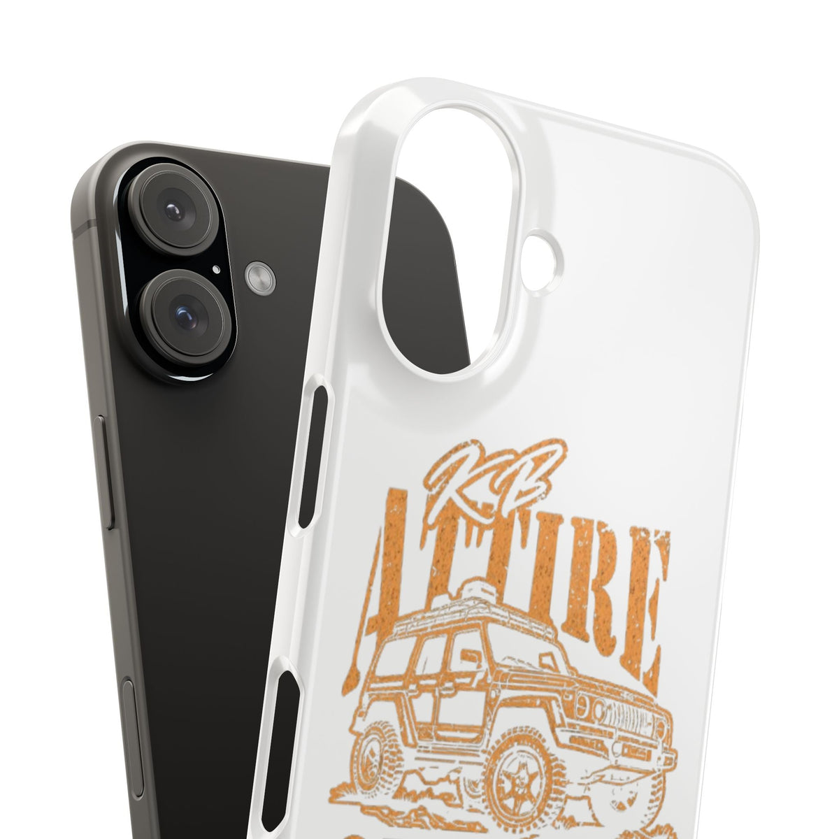 KB Attire Offroad Adventure IPhone Case (White)