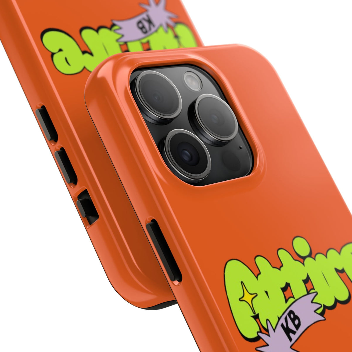 KB Attire Cartoon Phone Case (Orange)