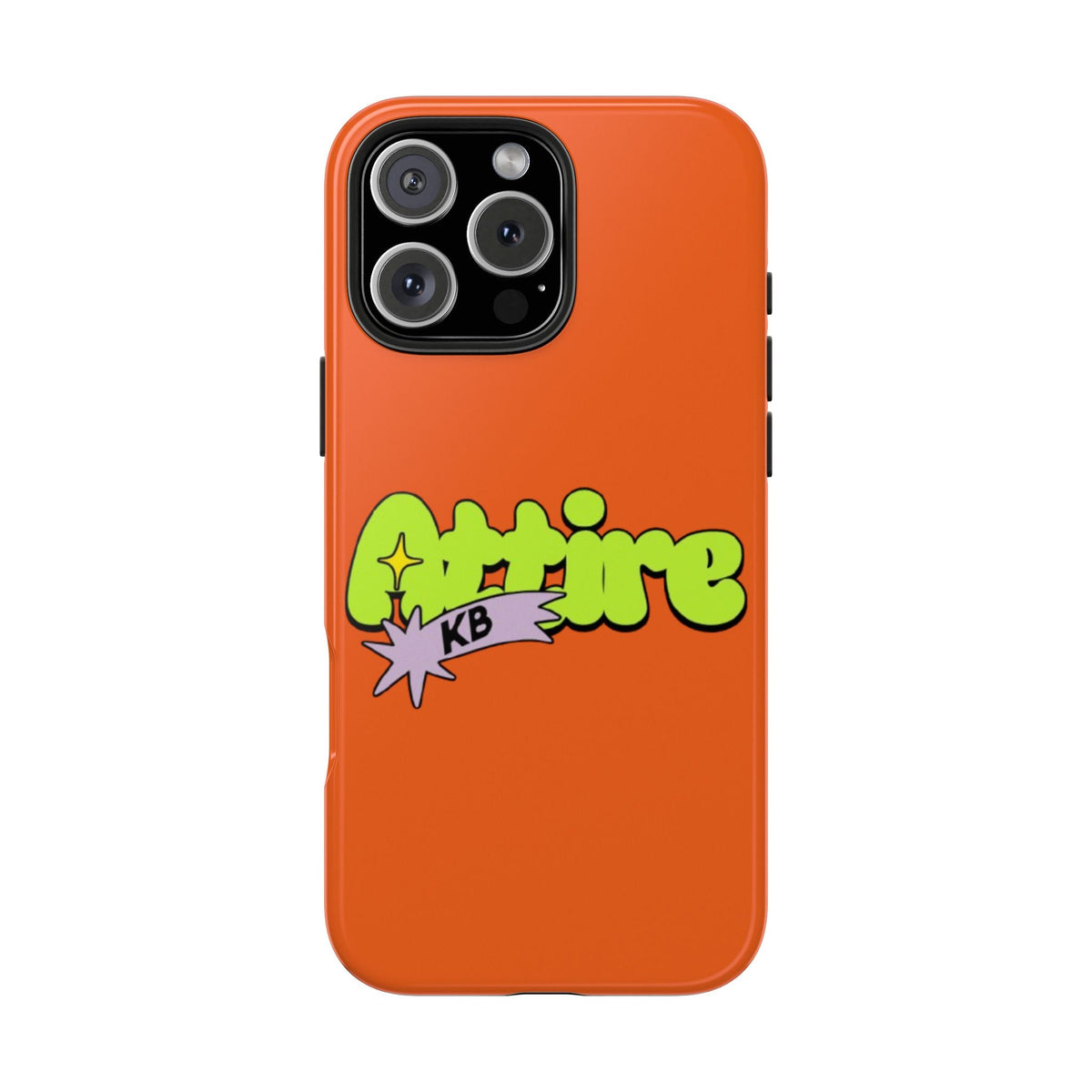 KB Attire Cartoon Phone Case (Orange)