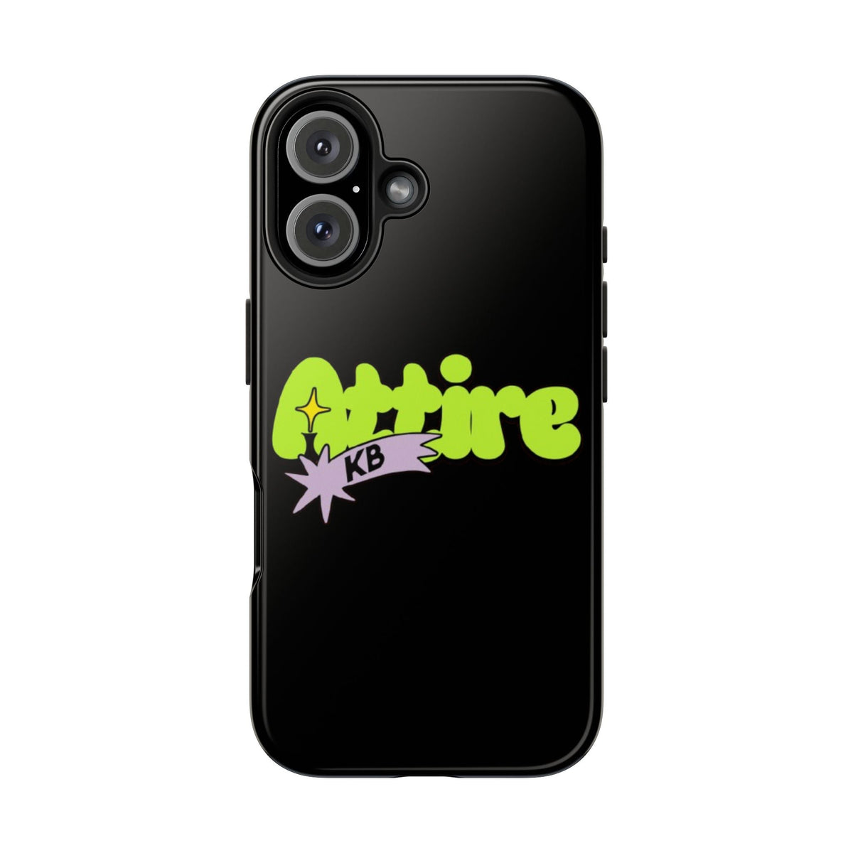 KB Attire Cartoon Phone Case (Black)
