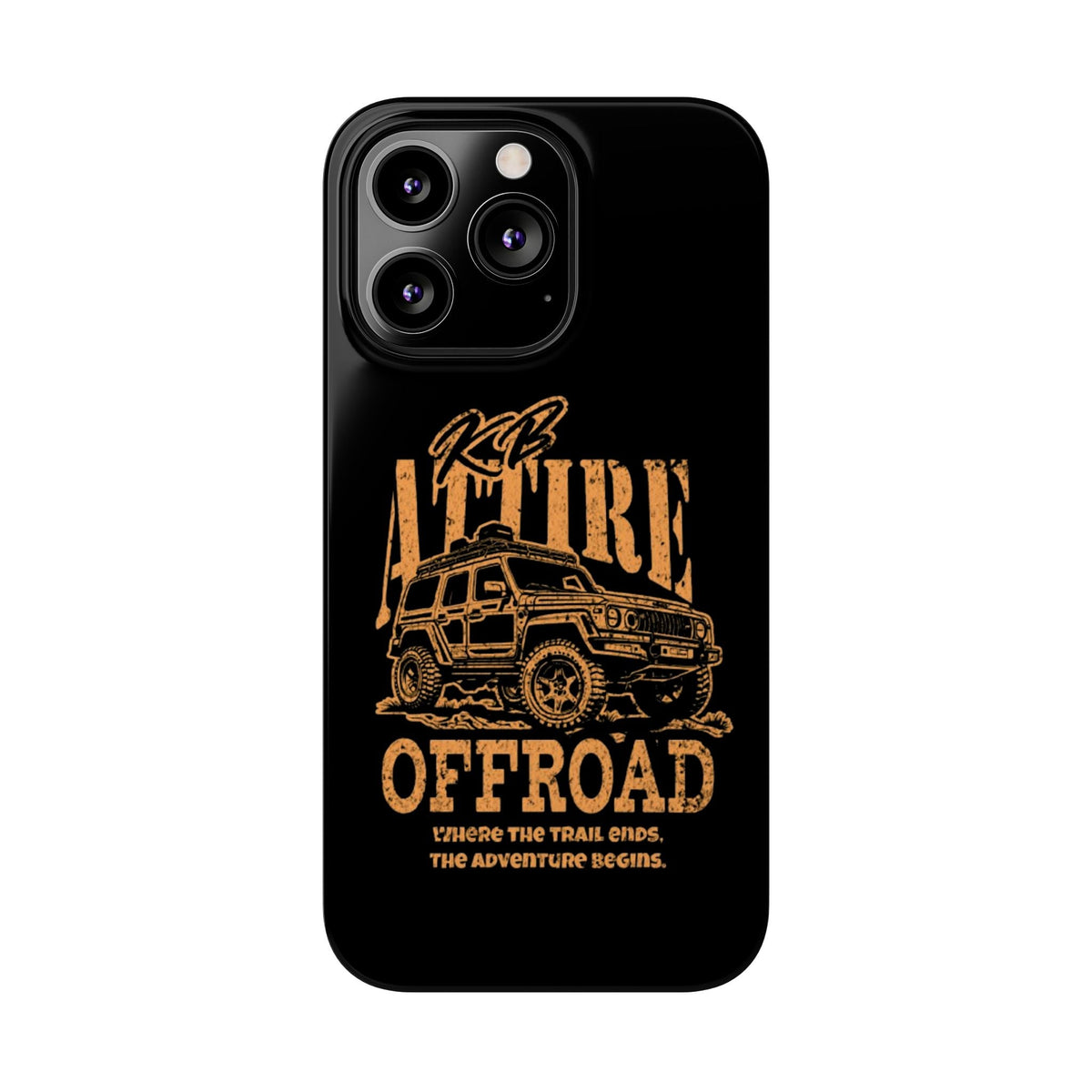 KB Attire Offroad Adventure IPhone Case (Black)