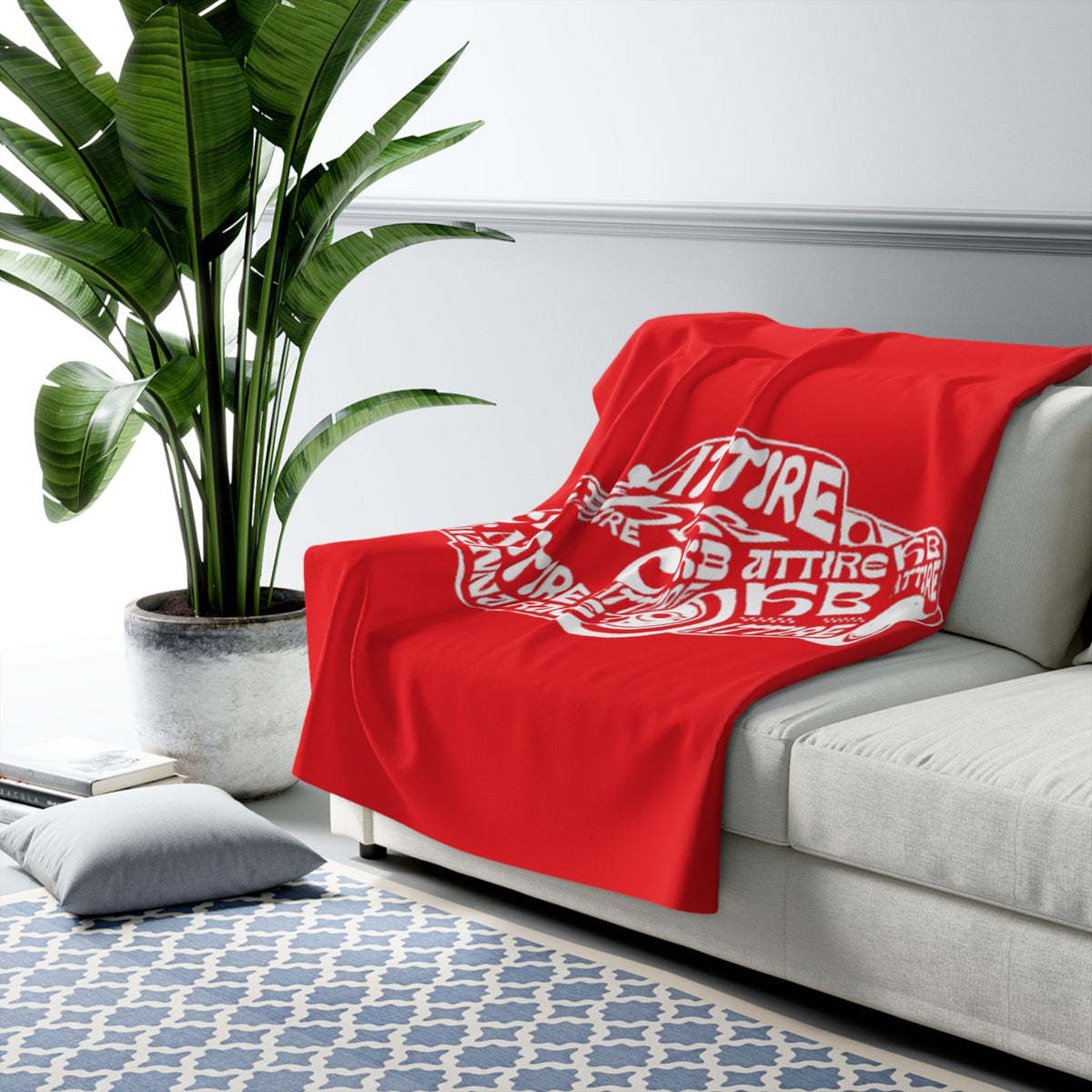 Cozy KB Attire Car Fleece Blanket