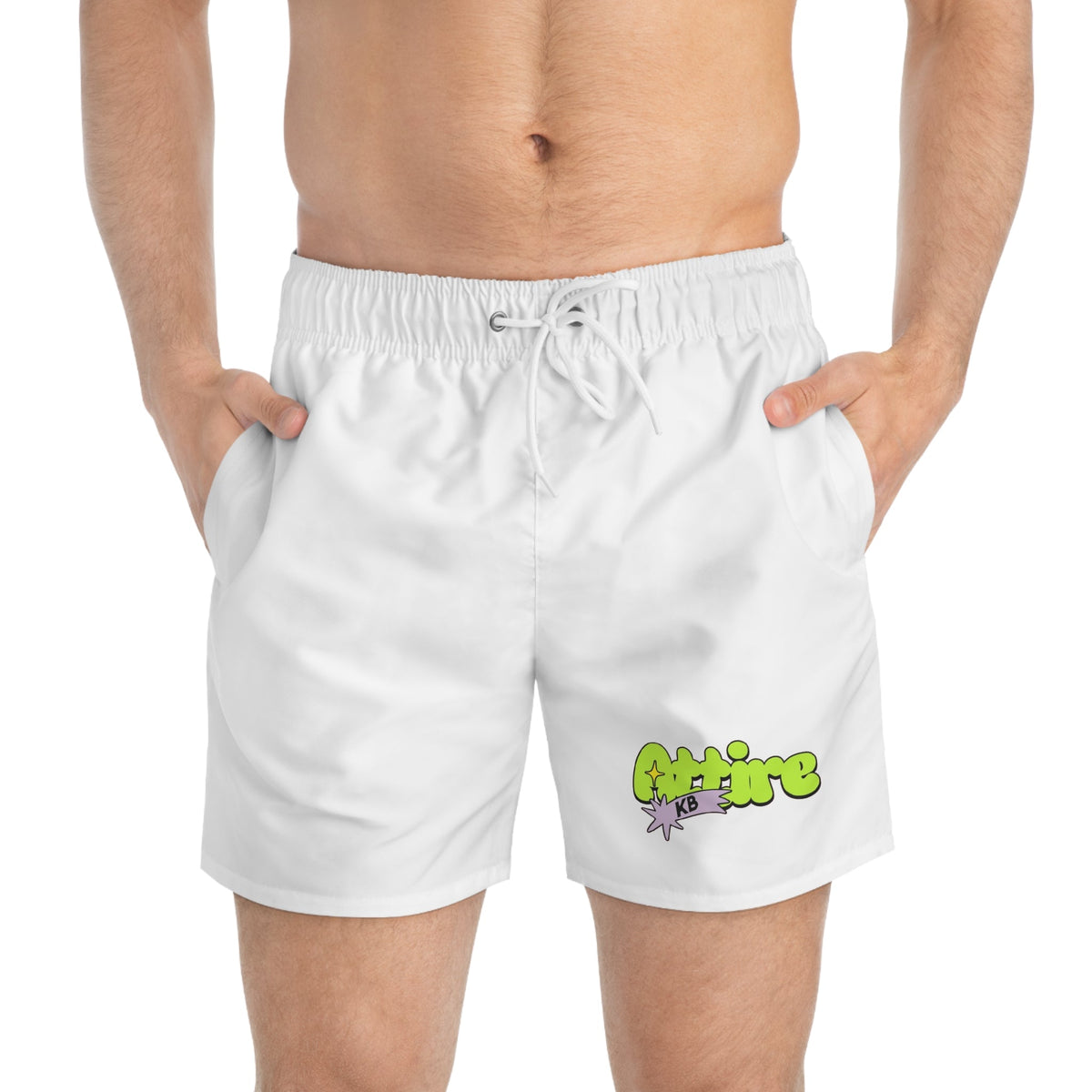 KB Attire Cartoon Swim trunks