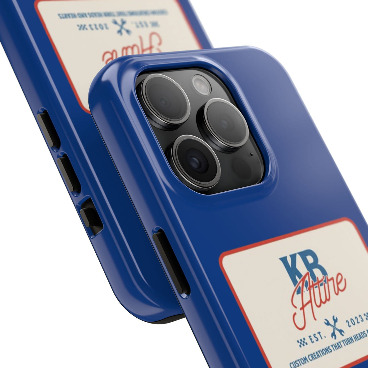 KB Attire 'The Patch' Phone Case (Blue)
